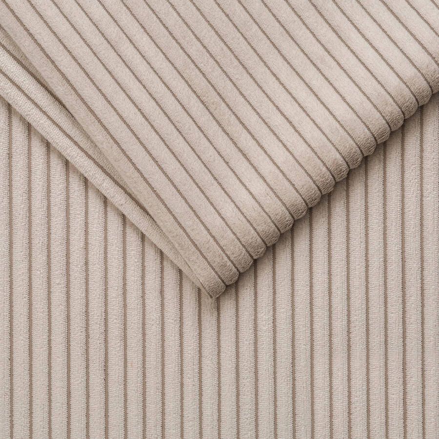 Trends by HG Hoekbank Landau L-vorm in cordstof met metalen voet