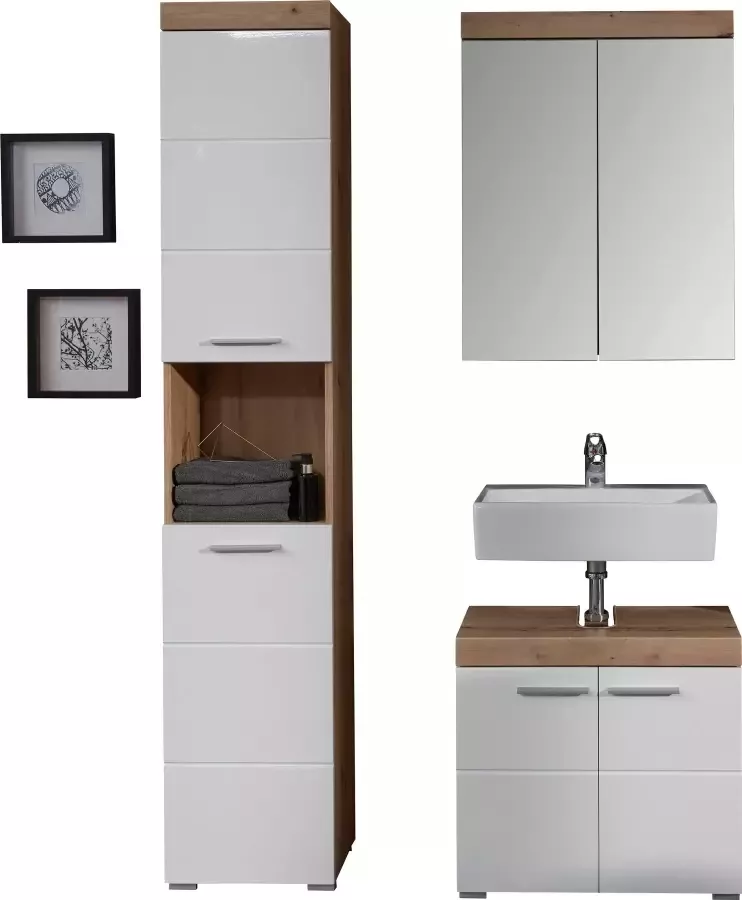 Gabbiano Barbersalon Kaptafel Spiegel MT-1112 Nut kopen bij B.V