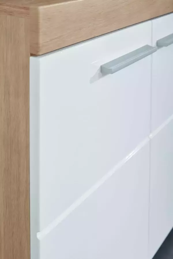 Welltime Badkamerserie Avena Hoge kast WBU spiegelkast commode hangkast u. verlichting (set 5-delig) - Foto 12