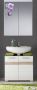 Trendteam smart living badkamer 2-delige set combinatie Set One 60 x 172 x 34 cm in corpus eiken San Remo light (Ref.) front wit hoogglans met veel opbergruimte - Thumbnail 3