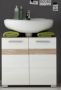 Trendteam smart living badkamer 2-delige set combinatie Set One 60 x 172 x 34 cm in corpus eiken San Remo light (Ref.) front wit hoogglans met veel opbergruimte - Thumbnail 10