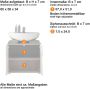Trendteam smart living SetOne Badkamercombinatie hoogglans wit en Sardegna grijs rookzilver badkamermeubel set 2-delig met spiegelkast - Thumbnail 8