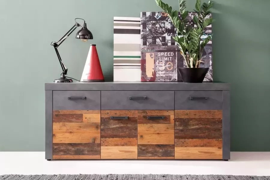 INOSIGN Dressoir Indy moderne industriële stijl - Foto 4