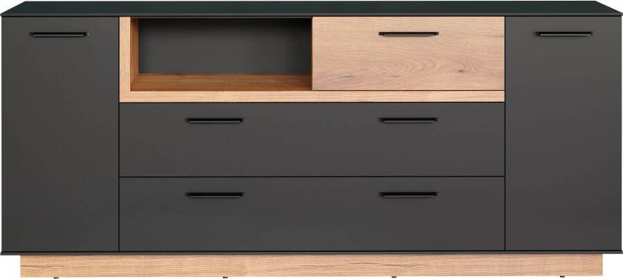 INOSIGN Dressoir Premont ca. 187 cm breed tweekleurige kast modern eiken staand (1 stuk) - Foto 12