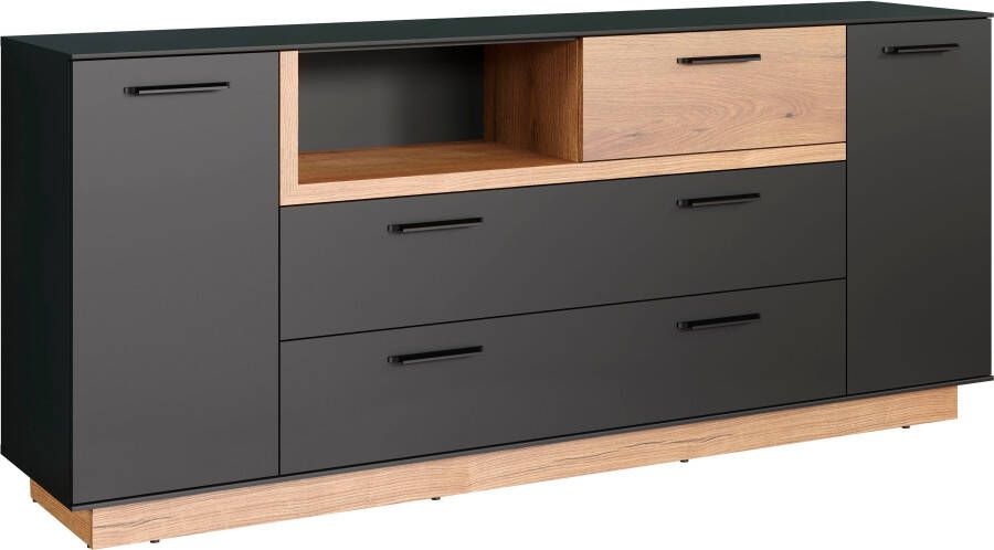 INOSIGN Dressoir Premont ca. 187 cm breed tweekleurige kast modern eiken staand (1 stuk) - Foto 10