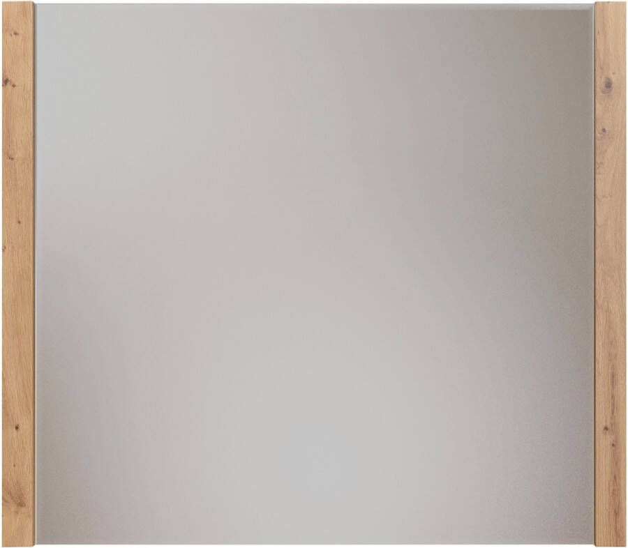 Trendteam smart living Dakota wandspiegel wit ambachtelijk eiken afmetingen (gemonteerd B x H x D): 78 x 69 x 4 cm - Foto 5
