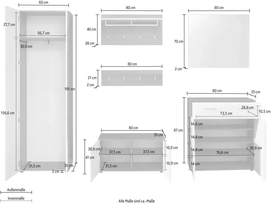 INOSIGN Halmeubelset Skin (6-delig) - Foto 2