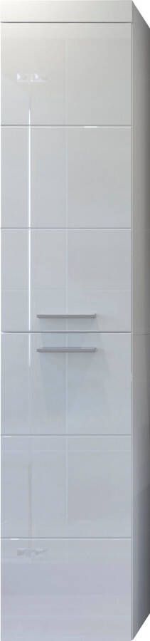 Trendteam smart living Devon Hoge kast voor de badkamer 35 x 170 x 33 cm wit hoogglans wit met veel opbergruimte - Foto 3