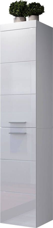 Trendteam smart living Devon Hoge kast voor de badkamer 35 x 170 x 33 cm wit hoogglans wit met veel opbergruimte - Foto 6