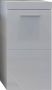 Trendteam smart living Devon hangkast wandkast 35 x 68 x 33 cm wit hoogglans wit met veel opbergruimte - Thumbnail 4
