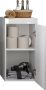 Trendteam smart living Devon hangkast wandkast 35 x 68 x 33 cm wit hoogglans wit met veel opbergruimte - Thumbnail 7