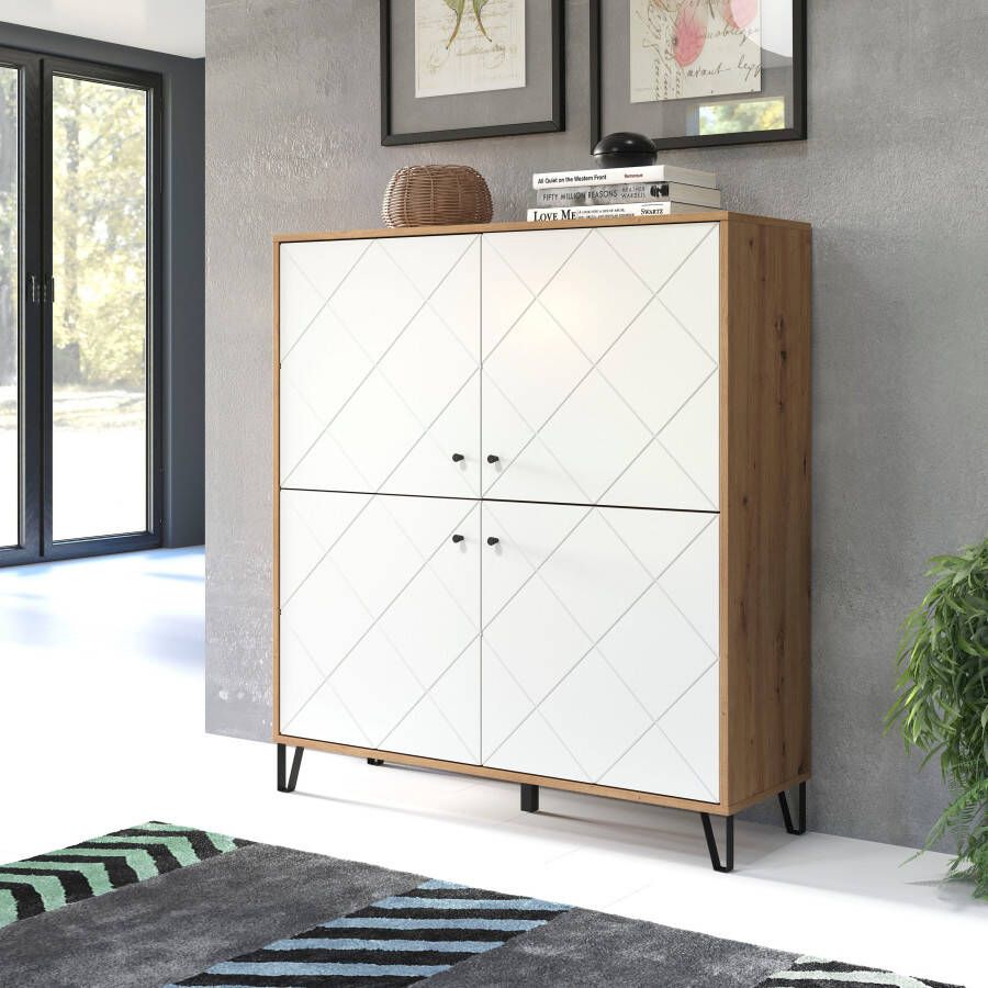 Places of Style Highboard Touch Freeswerk in ruit-look - Foto 1