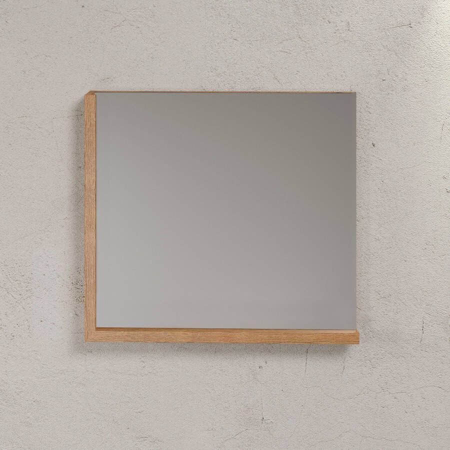 INOSIGN Spiegel Premont Frame en plank in houtlook bxh ca.: 80 x72 cm (1 stuk) - Foto 1