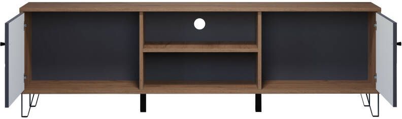 Places of Style Tv-meubel MOLVENO opvallend design met gestructureerde fronten soft-closetechniek (1 stuk) - Foto 9