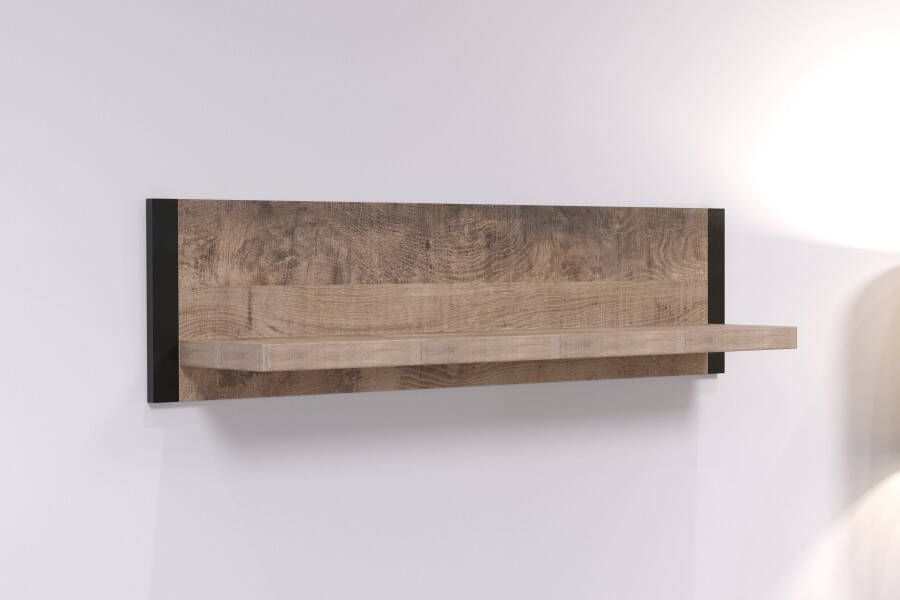 Home affaire Wandrek Edingburgh Tweekleurige hout-look rek voor wandmontage breedte ca. 110 cm (1 stuk) - Foto 2