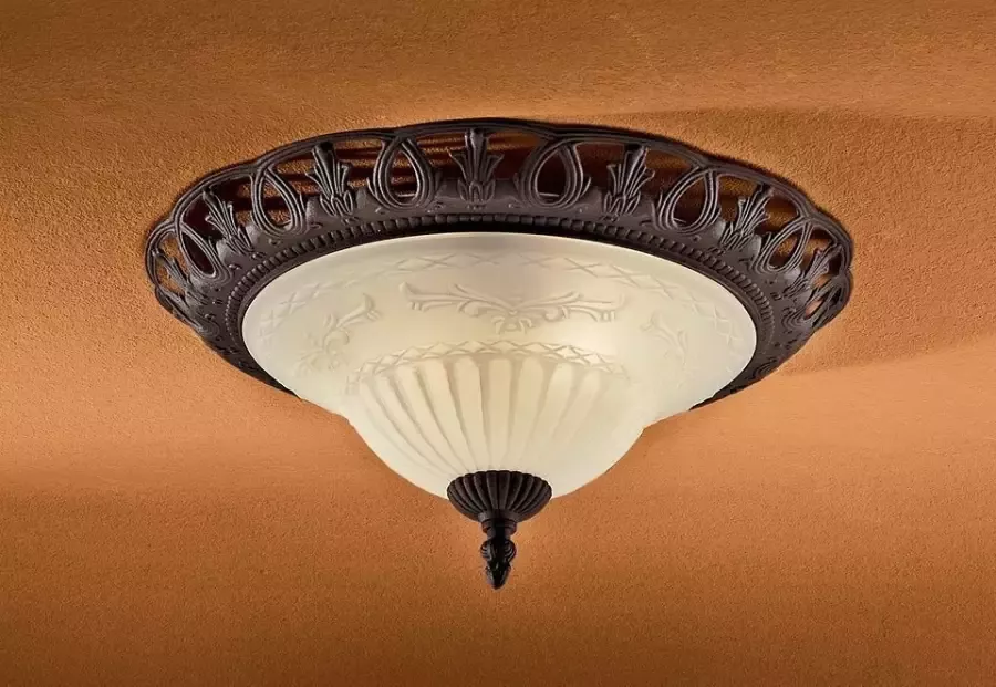 TRIO Leuchten Plafondlamp Rustica Plafondlamp lampen verwisselbaar - Foto 1