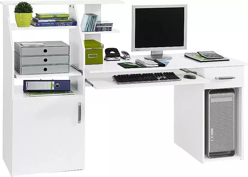VOGL Möbelfabrik Bureau Don met uittrekplank voor het toetsenbord made in germany - Foto 8