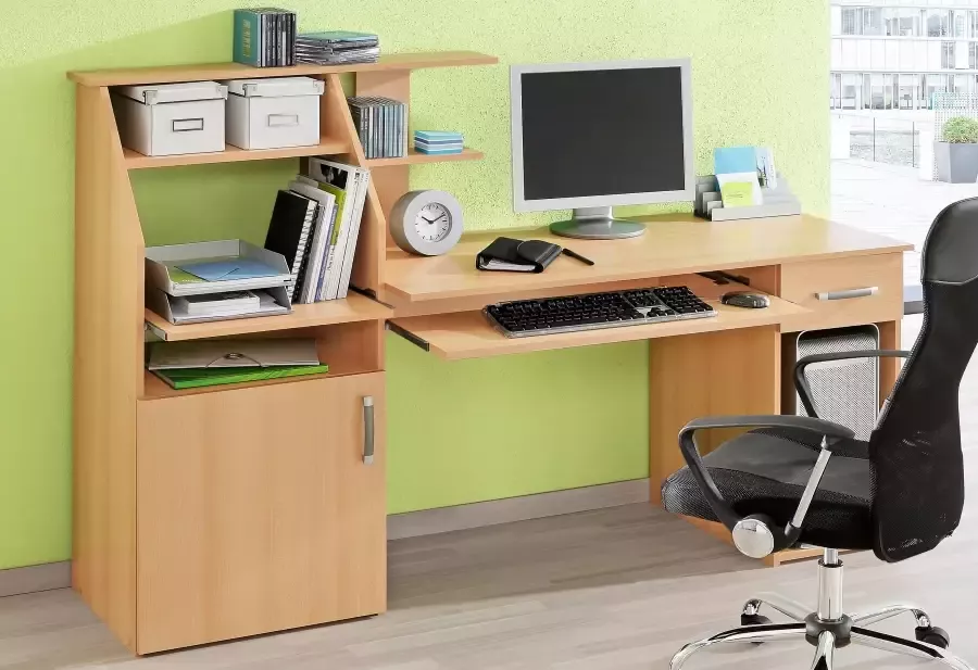 VOGL Möbelfabrik Bureau Don met uittrekplank voor het toetsenbord made in germany - Foto 5