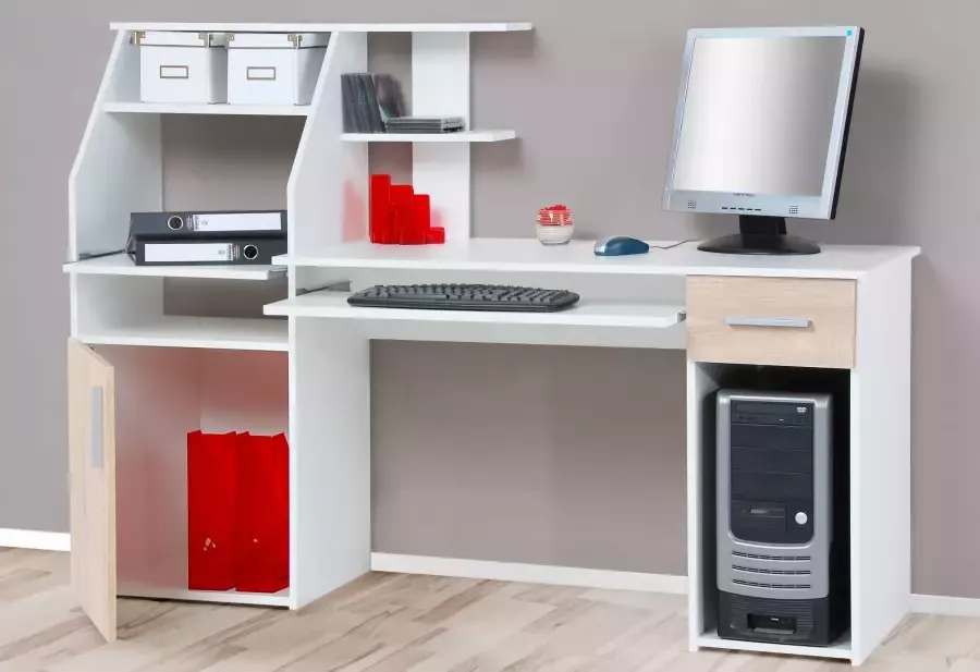 VOGL Möbelfabrik Bureau Don met uittrekplank voor het toetsenbord made in germany - Foto 8