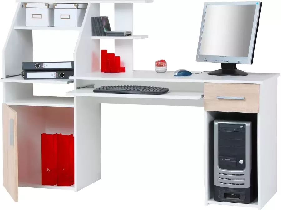 VOGL Möbelfabrik Bureau Don met uittrekplank voor het toetsenbord made in germany - Foto 3