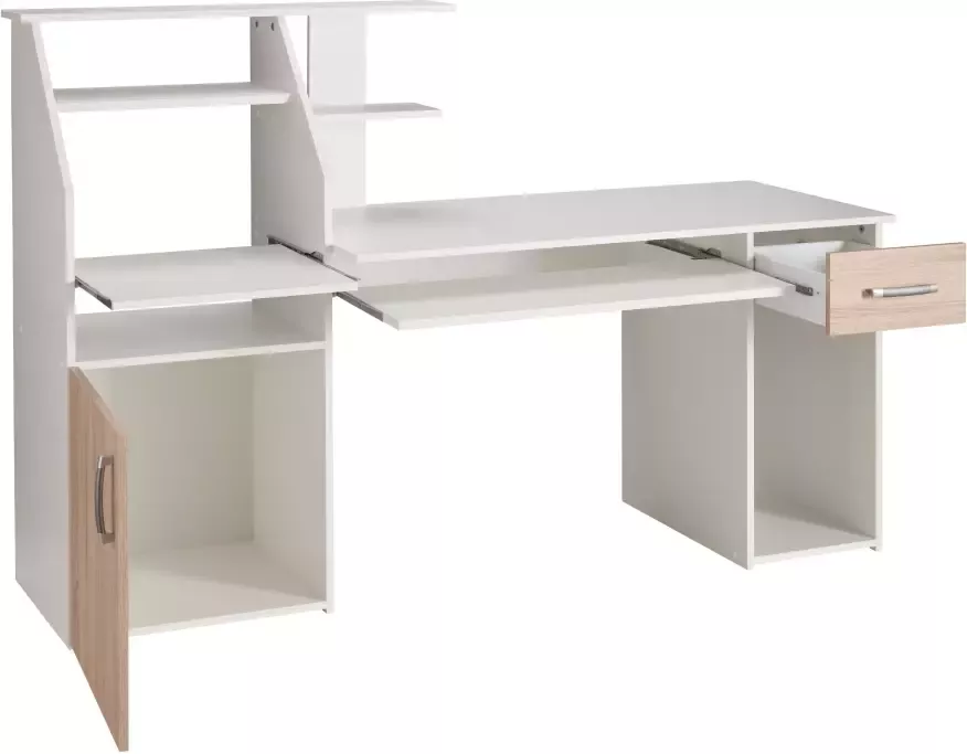 VOGL Möbelfabrik Bureau Don met uittrekplank voor het toetsenbord made in germany - Foto 5