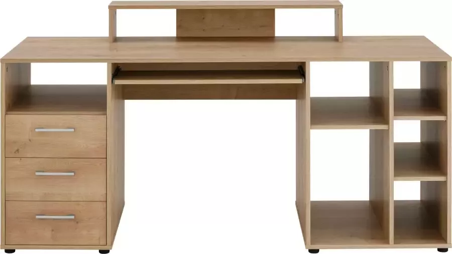 VOGL Möbelfabrik Bureau Timra Toetsenbordlade opzetstuk & torenvak breedte 160 cm Made in Germany - Foto 7