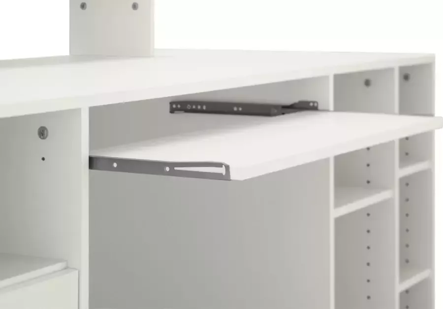 VOGL Möbelfabrik Bureau Timra Toetsenbordlade opzetstuk & torenvak breedte 160 cm Made in Germany - Foto 4