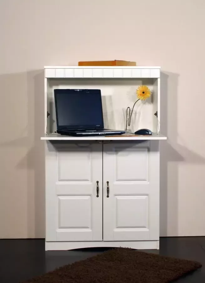 VOGL Möbelfabrik Secretaire 4132 compacte pc-kast in landelijke stijl breedte 78 cm made in germany