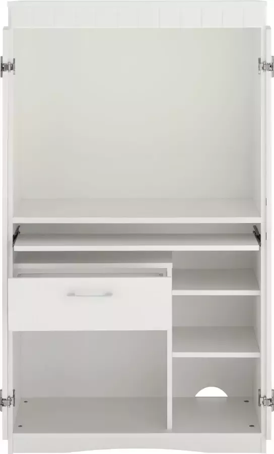 VOGL Möbelfabrik Secretaire Niklas PC-kast thuiskantoor afmetingen 80 x 50 x 138 cm Made in Germany - Foto 8