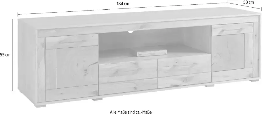 VOGL Möbelfabrik Tv-meubel Breedte 184 cm - Foto 7