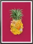Wall-Art Poster Ananas bloem pink (1 stuk) - Thumbnail 2