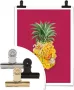 Wall-Art Poster Ananas bloem pink (1 stuk) - Thumbnail 5