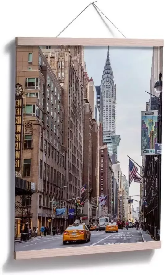 Wall-Art Poster Chrysler Building New York (1 stuk) - Foto 1