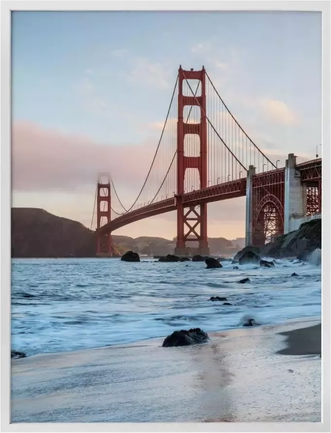 Wall-Art Poster Golden Gate Bridge Poster zonder lijst (1 stuk) - Foto 4