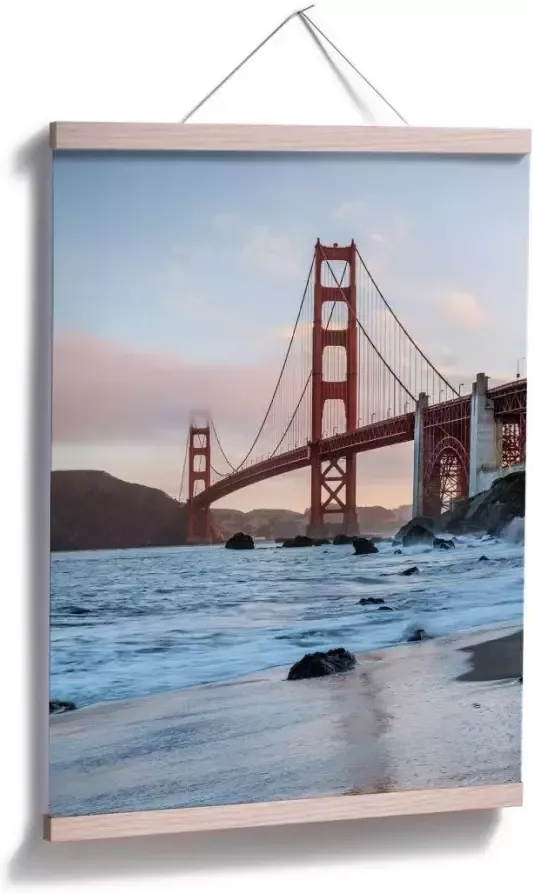 Wall-Art Poster Golden Gate Bridge Poster zonder lijst (1 stuk) - Foto 3