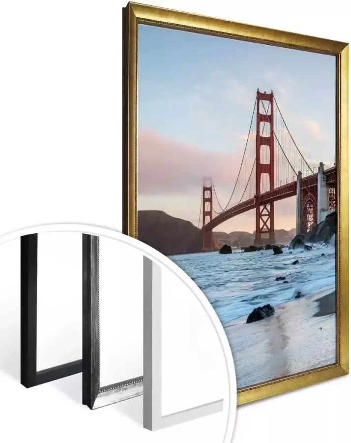 Wall-Art Poster Golden Gate Bridge Poster zonder lijst (1 stuk) - Foto 2