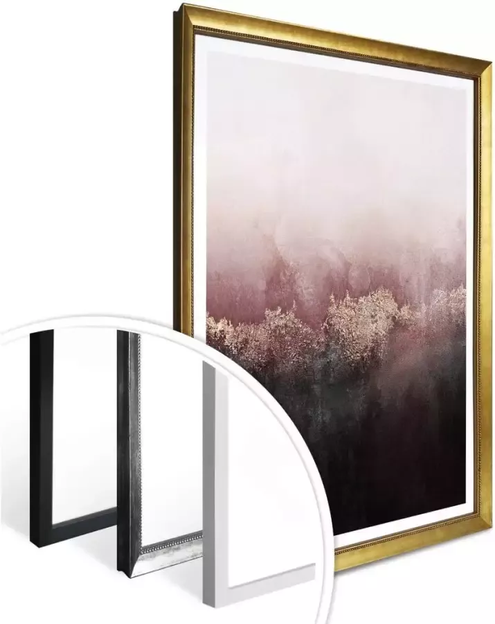 Wall-Art Poster Roze hemel Poster zonder lijst (1 stuk) - Foto 3