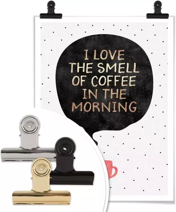 Wall-Art Poster Smell of coffee Poster zonder lijst (1 stuk) - Foto 2