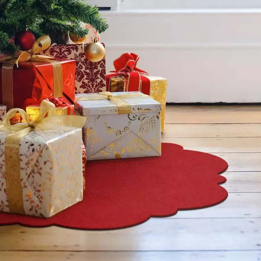 Wall-Art Tafellaken Kerstboomrok vintage (1 stuk)
