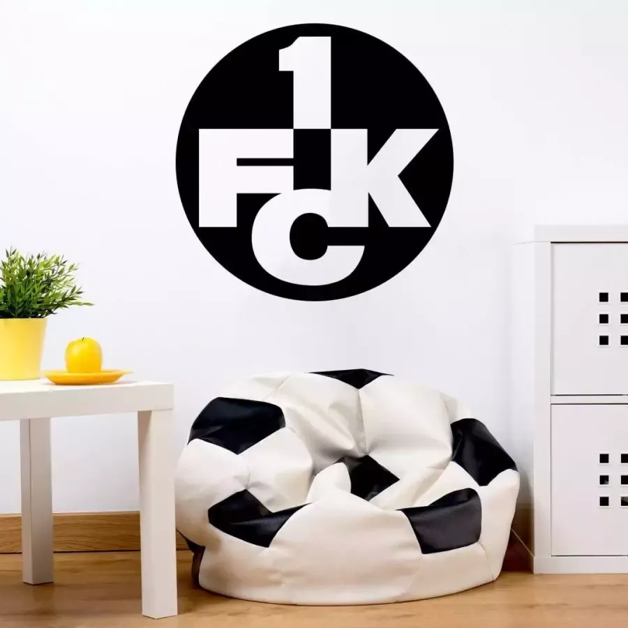 Wall-Art Wandfolie 1.FC Kaiserslautern logo zelfklevend verwijderbaar (1 stuk) - Foto 1