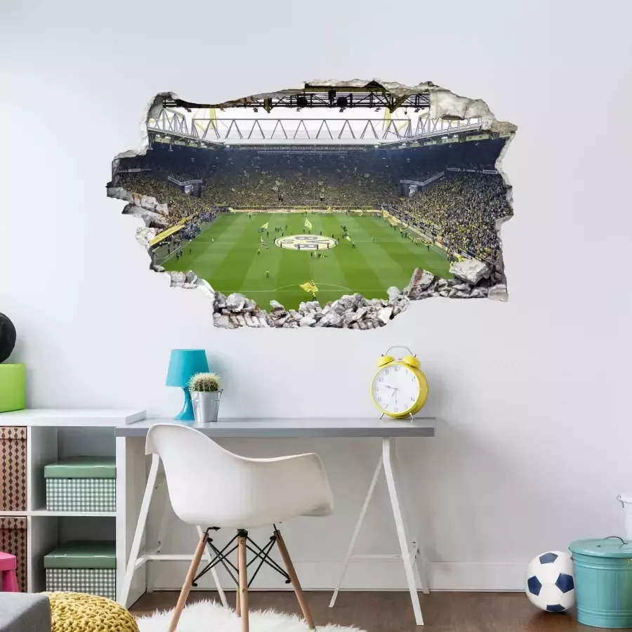 Wall-Art Wandfolie BVB Fan Choreo Borussia Dortmund zelfklevend verwijderbaar - Foto 1