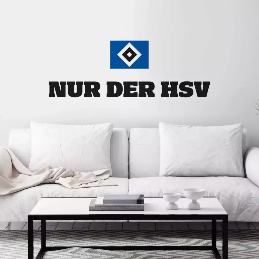 Wall-Art Wandfolie Hamburger SV alleen de HSV (1 stuk) - Foto 1