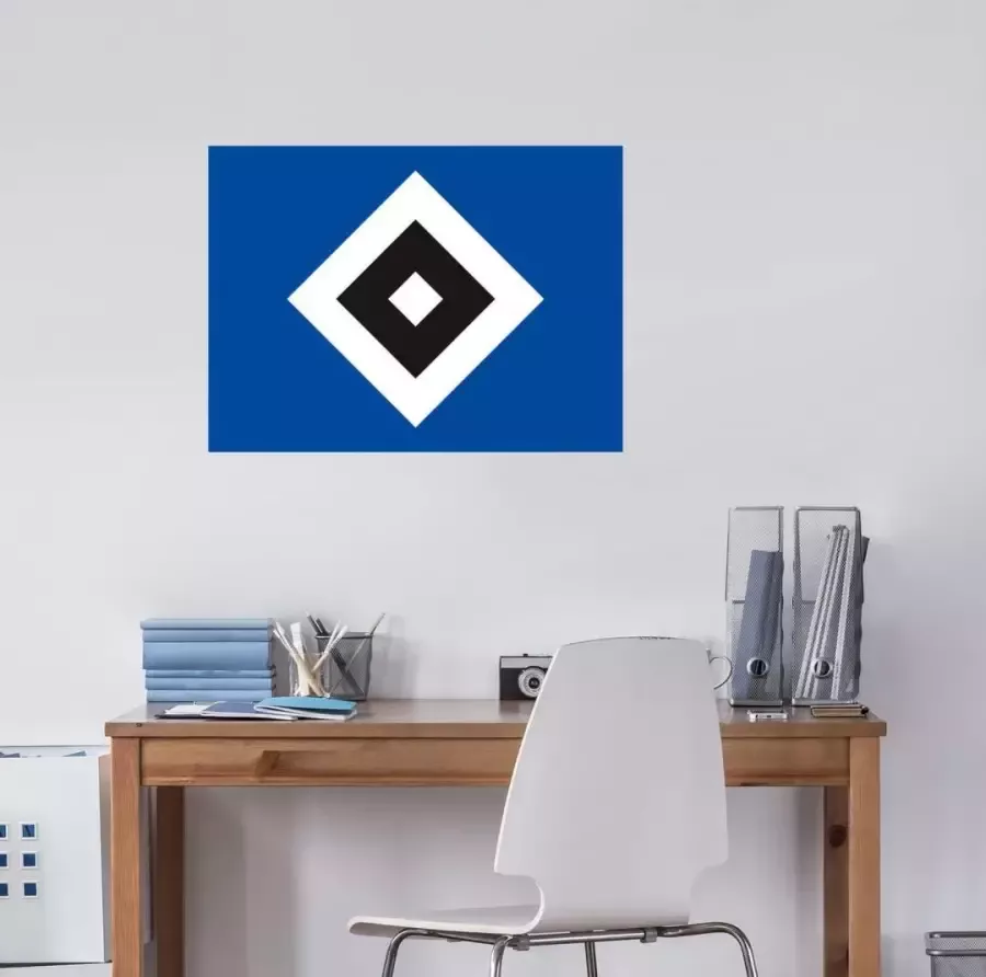 Wall-Art Wandfolie Hamburger SV logo HSV zelfklevend verwijderbaar (1 stuk) - Foto 1