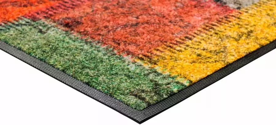 Wash+dry by Kleen-Tex Loper Vintage Patches Inloopmatten modern patchworkdesign antislip wasbaar - Foto 5