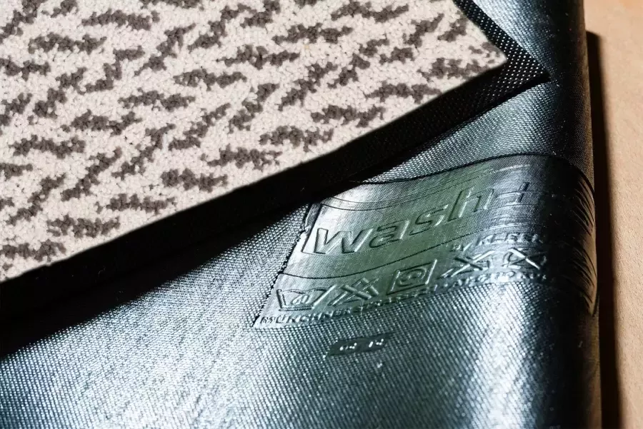 Wash+dry by Kleen-Tex Vloerkleed Duo Latte antislip geschikt voor binnen en buiten wasbaar - Foto 3