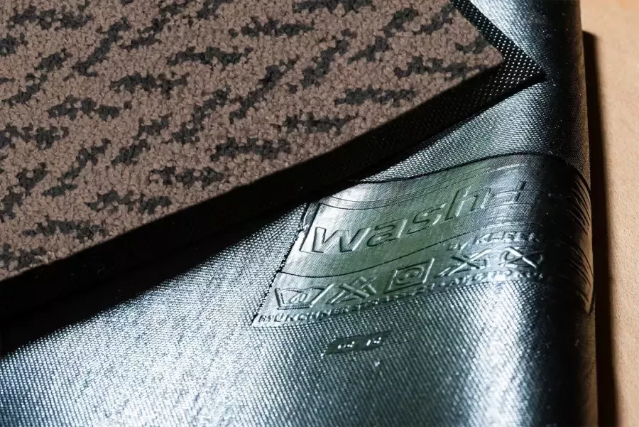 Wash+dry by Kleen-Tex Vloerkleed Duo Mocha antislip geschikt voor binnen en buiten wasbaar - Foto 3