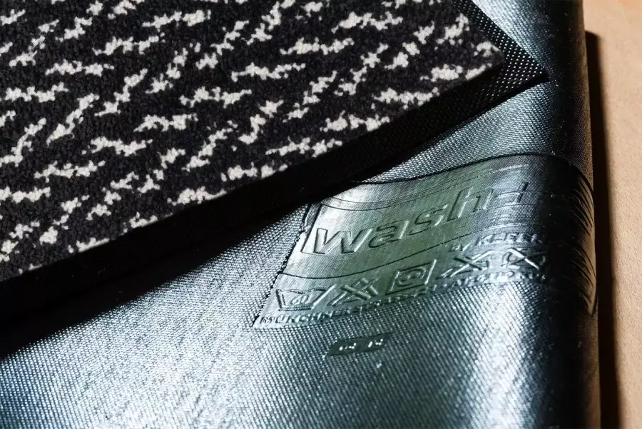 Wash+dry by Kleen-Tex Vloerkleed Duo Pepper antislip geschikt voor binnen en buiten wasbaar - Foto 3