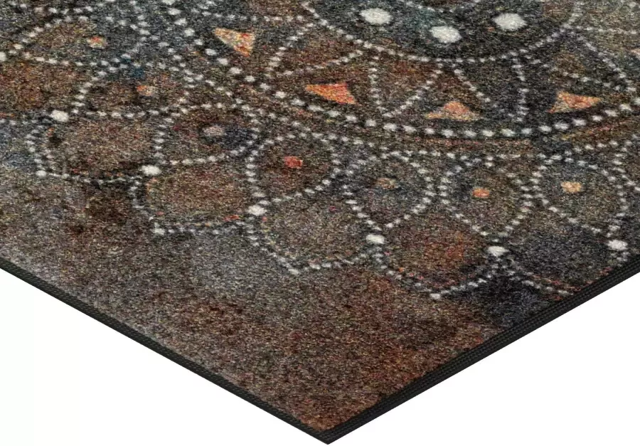 Wash+dry by Kleen-Tex Vloerkleed Madhana Motief mandala antislip geschikt voor binnen en buiten wasbaar - Foto 2