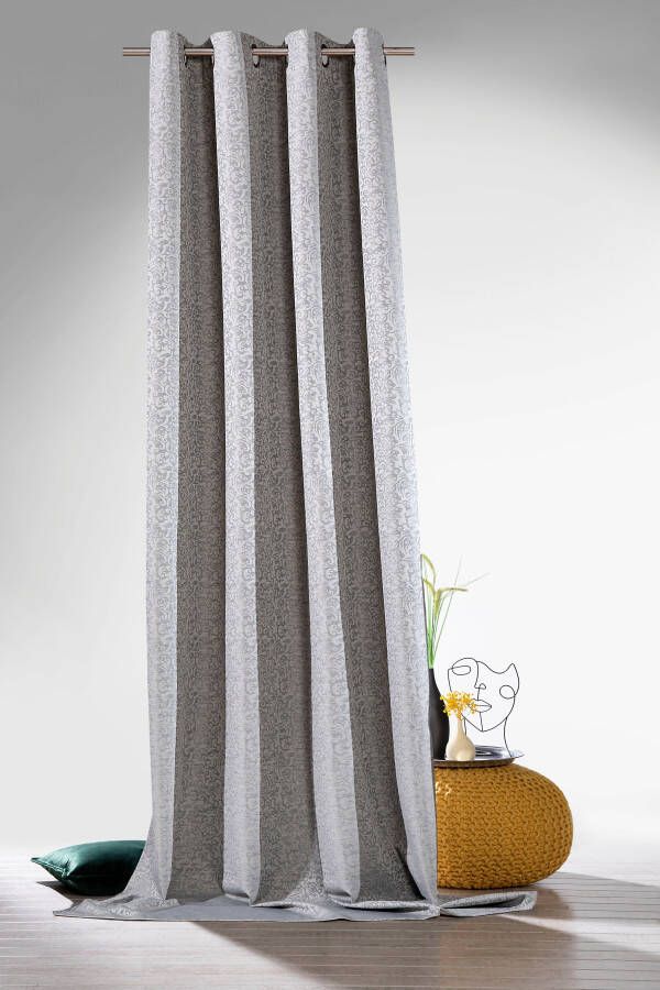 Weckbrodt Gordijn Liam Jacquard ondoorzichtig met gecoate achterkant gordijn store (1 stuk) - Foto 6