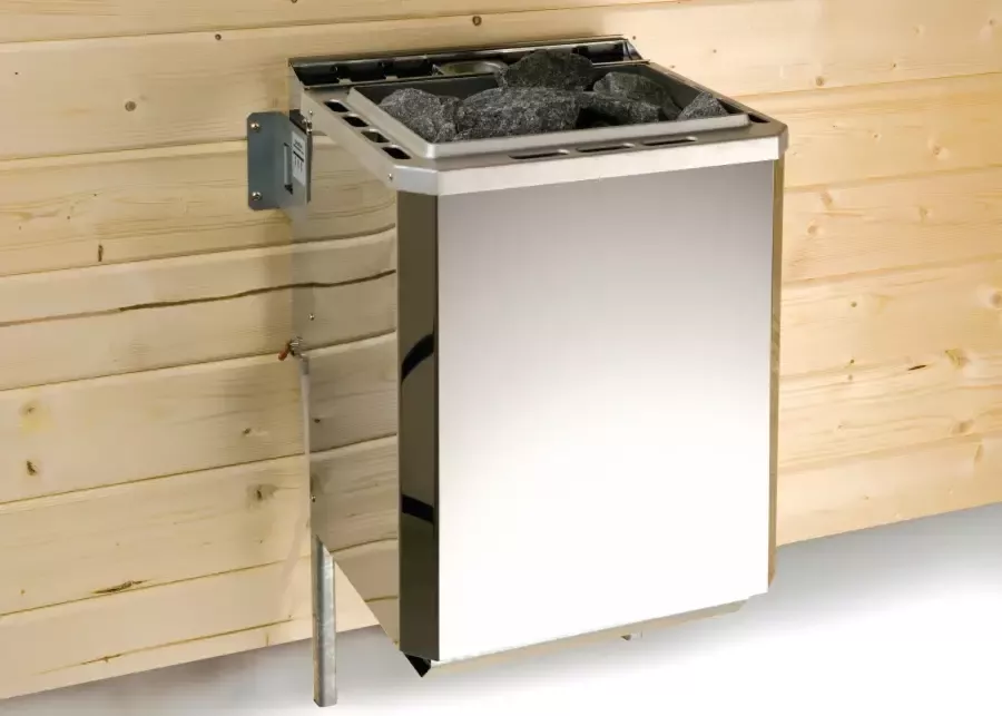 Weka Sauna Kemi Panorama 7 5 kw bio-kachel met externe bediening - Foto 4